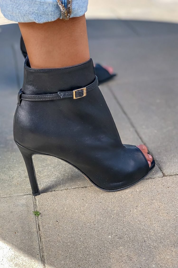 gianmarco black sandal heels - Image 2