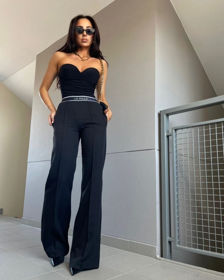 Classic black bodysuit Lamilla - Image 5