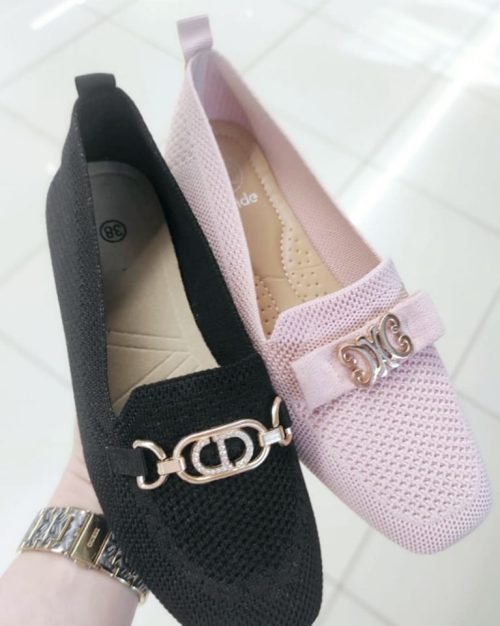 Kanela slip-on loafers black