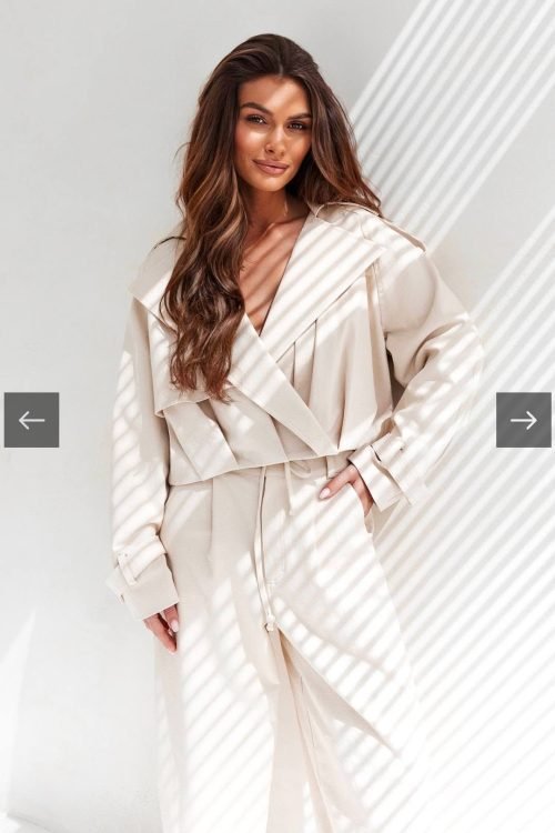 Premium denim beige jacket