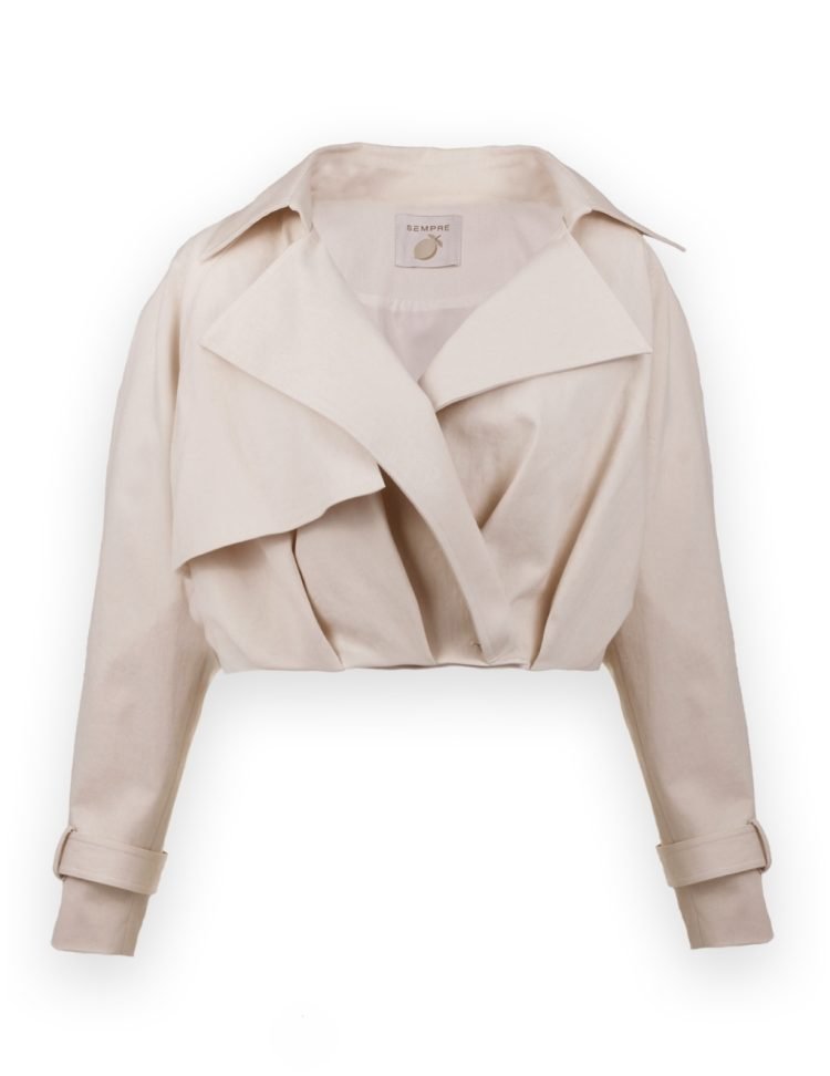 Premium denim beige jacket - Image 10