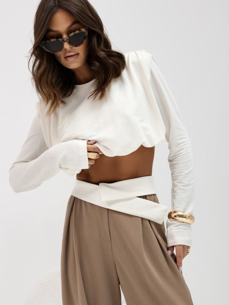 BLOUSE MORENA BAUBLE ECRU - Image 3