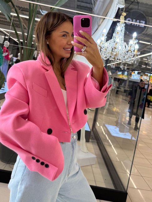 Denver short blazer candy