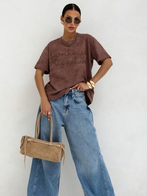 original Tinde T-shirt chocolate