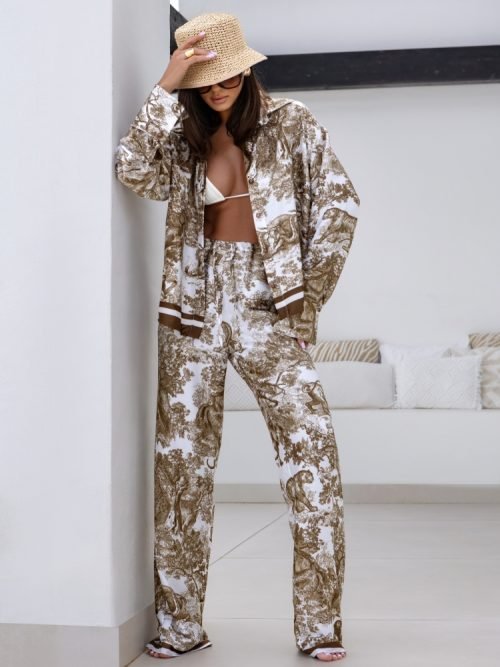 Satin Dream Luxury set brown