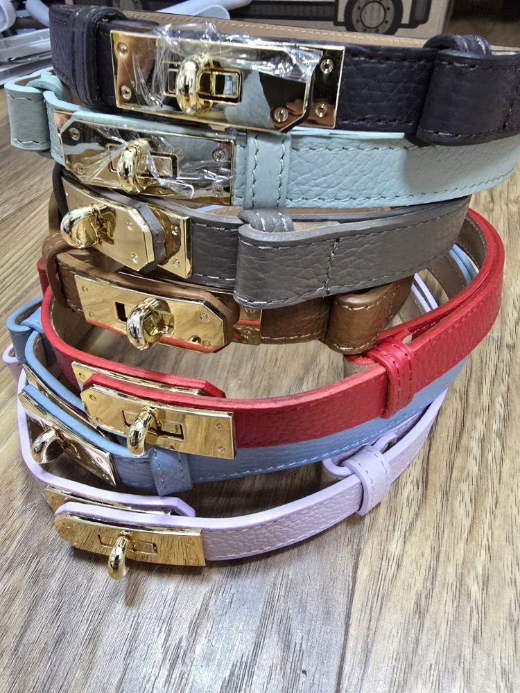 thin leather belt - Image 5