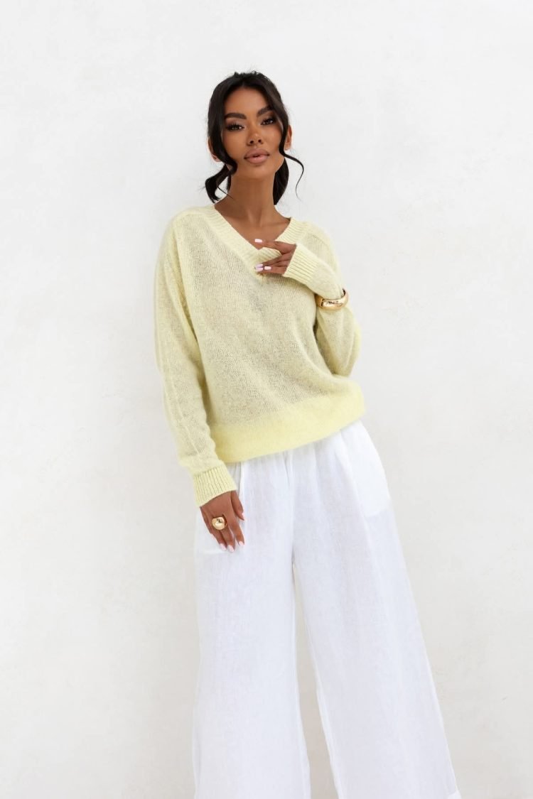 Exclusive Luca sweater yellow - Image 2