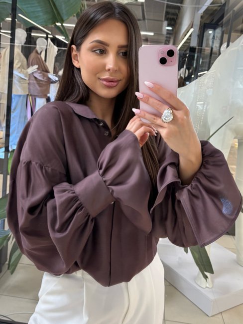 Chocolate TENCEL Shirt