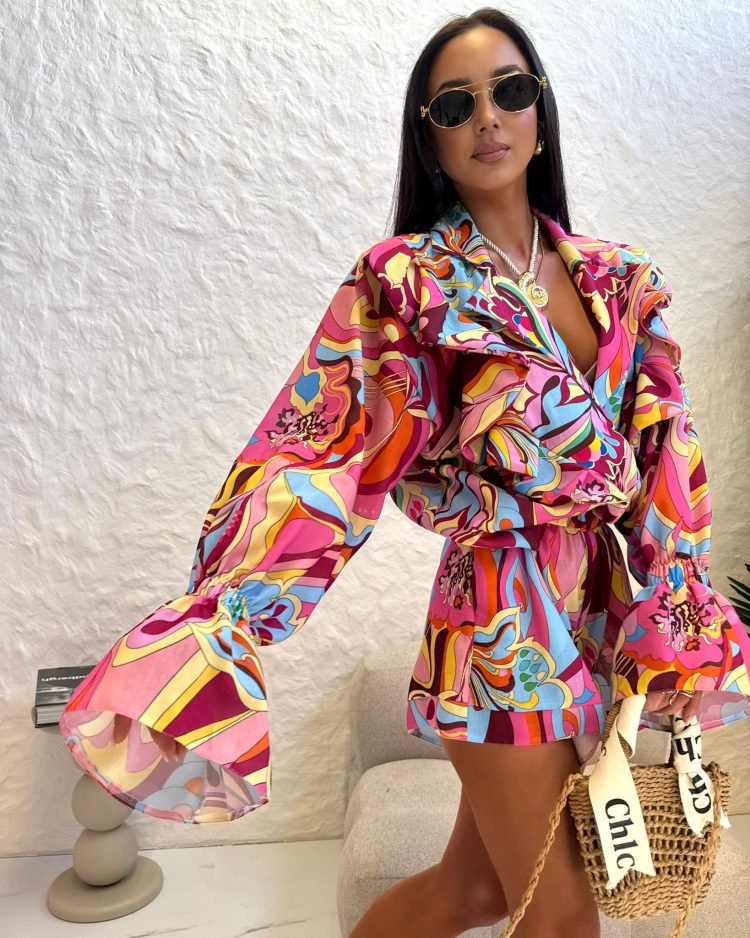 Lamilla linen set multi colors - Image 5