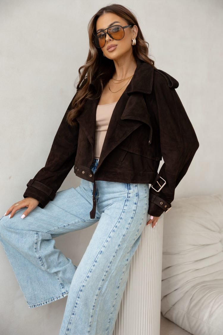 Exclusive Suede Biker Jacket - Image 3