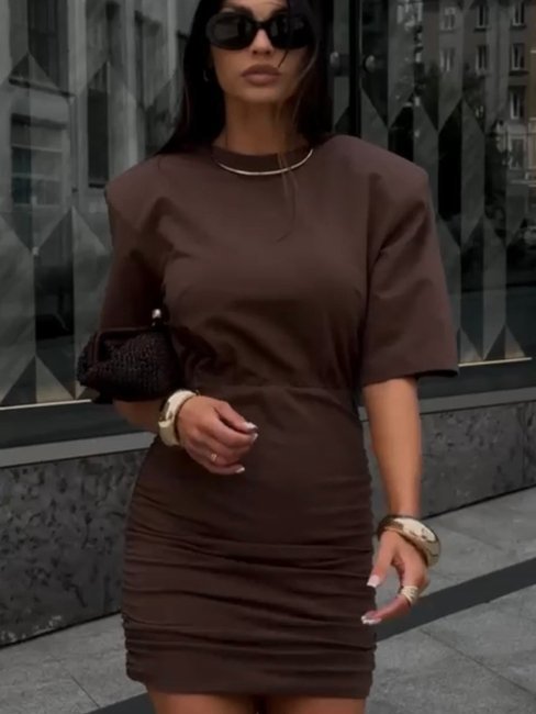 EMO Midnight Chic dress dark brown