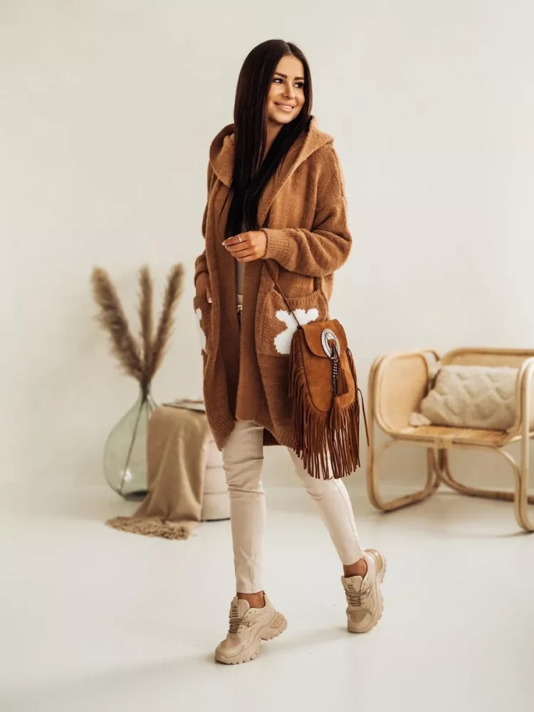 Cocomore Cardigan-Coat in Caramel! - Image 3