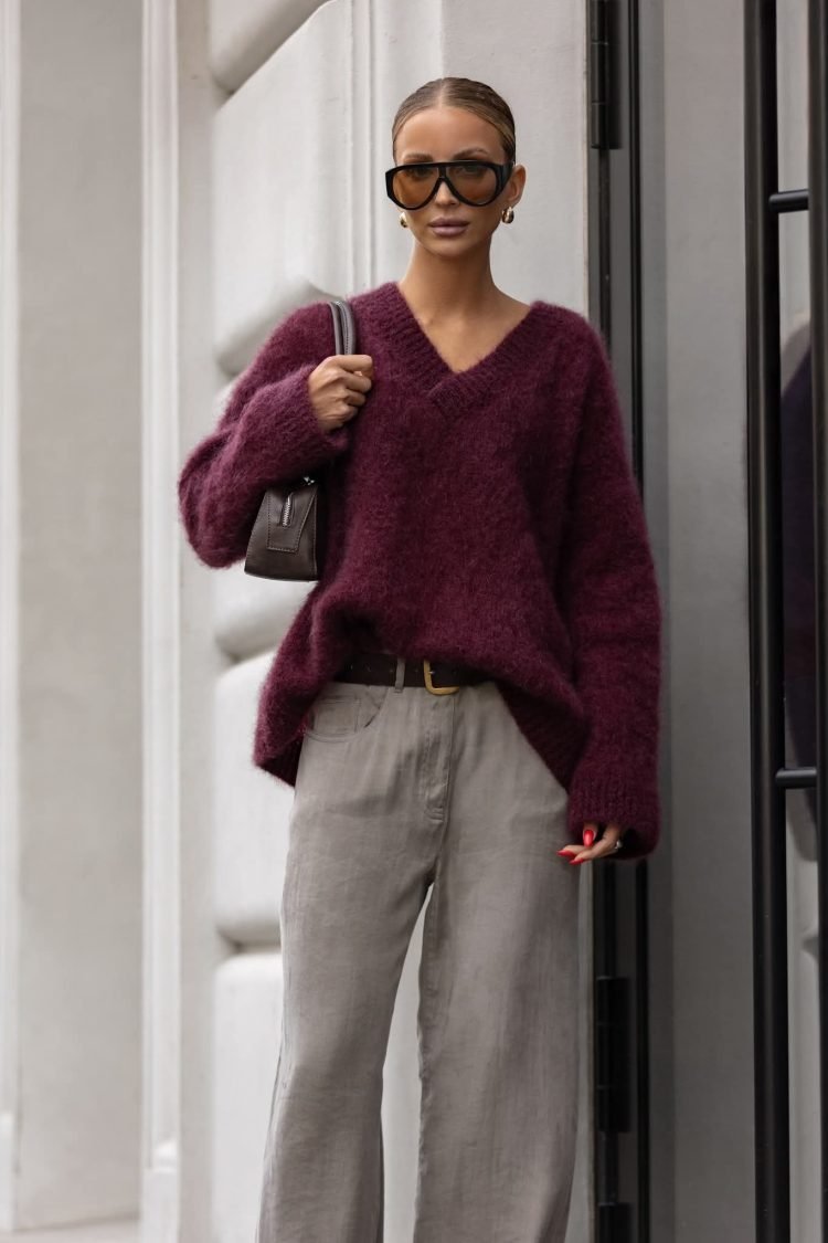 Gianni Mohair Sweater in Beige - Image 7