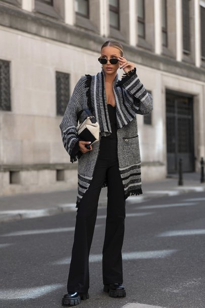 Pokahontas Cardigan black