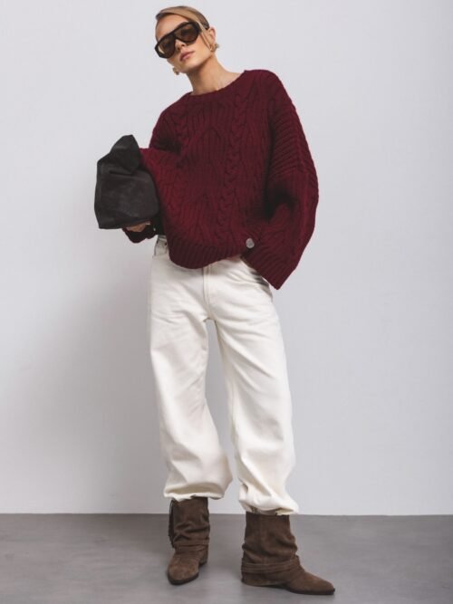 Laval sweater claret