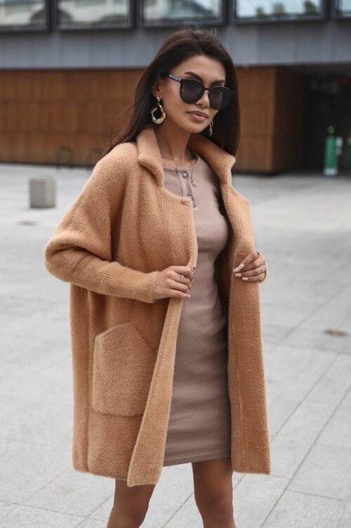Coat classic caramel