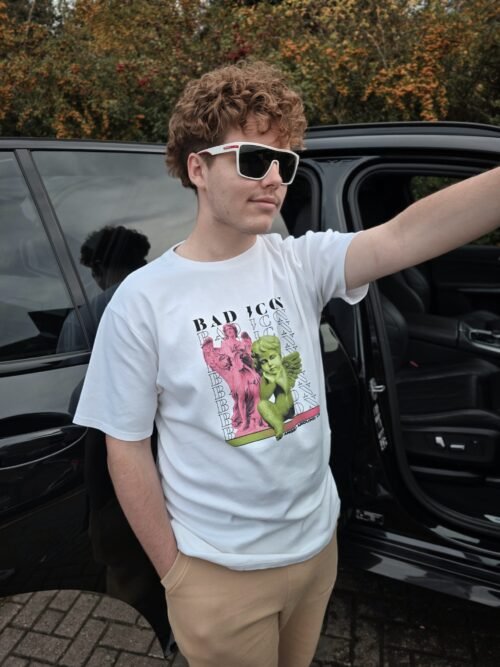 Bad Icon Men’s T-Shirt – Organic Cotton white