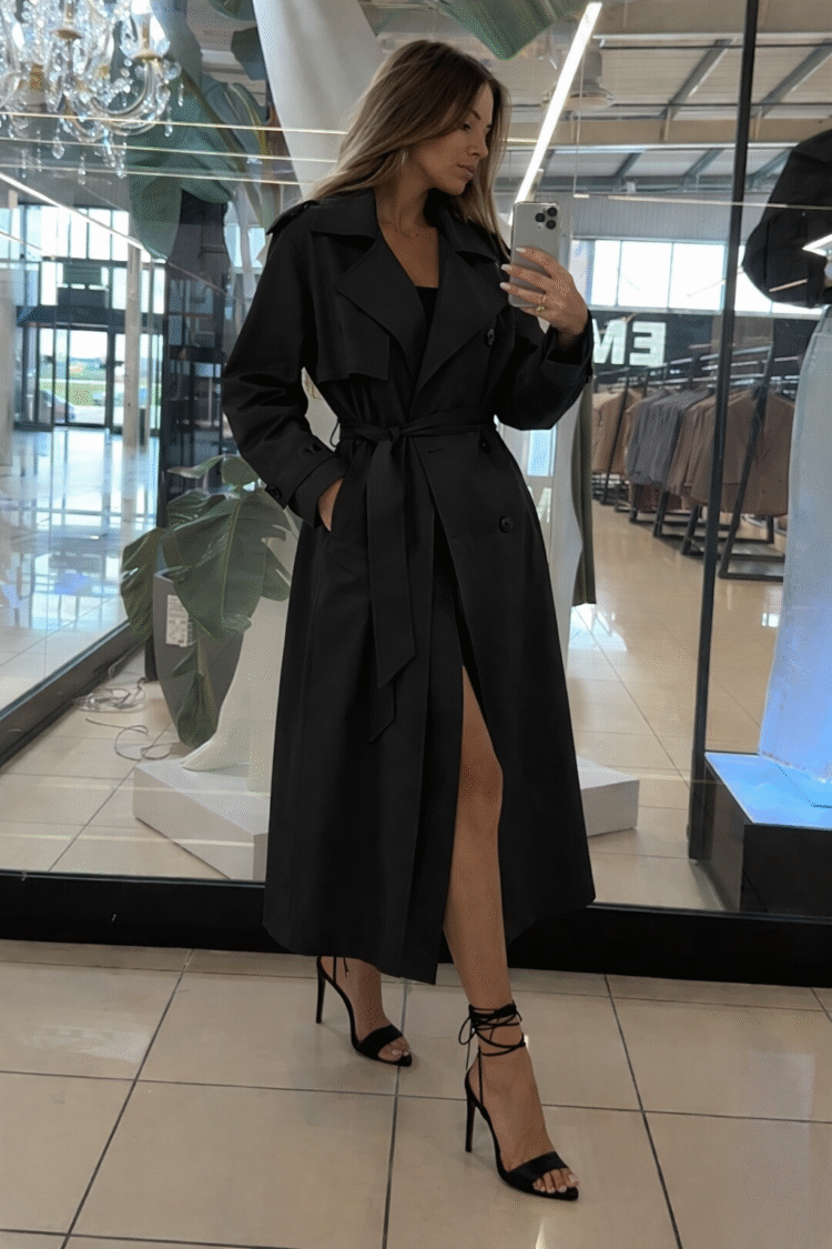 Mint Trench Coat – Emo - Image 2