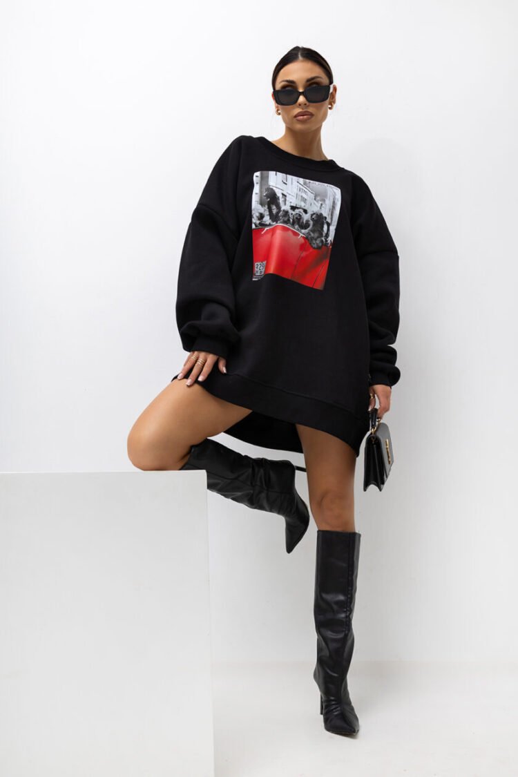 Sweatshirt with hoodie white– MCO - Image 5