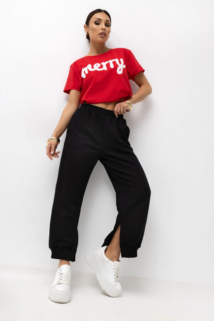 Stylish Split-Leg Jogger Trousers - Image 2