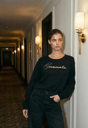 Cocolett Black Sweatshirt jumper