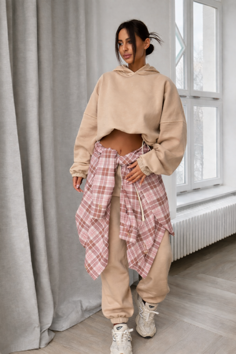 EMO Tracksuit Set – Beige