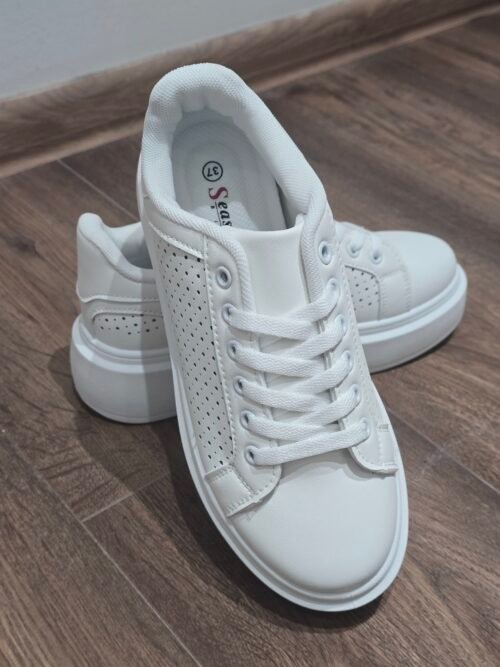 Eco-Leather Sneakers white