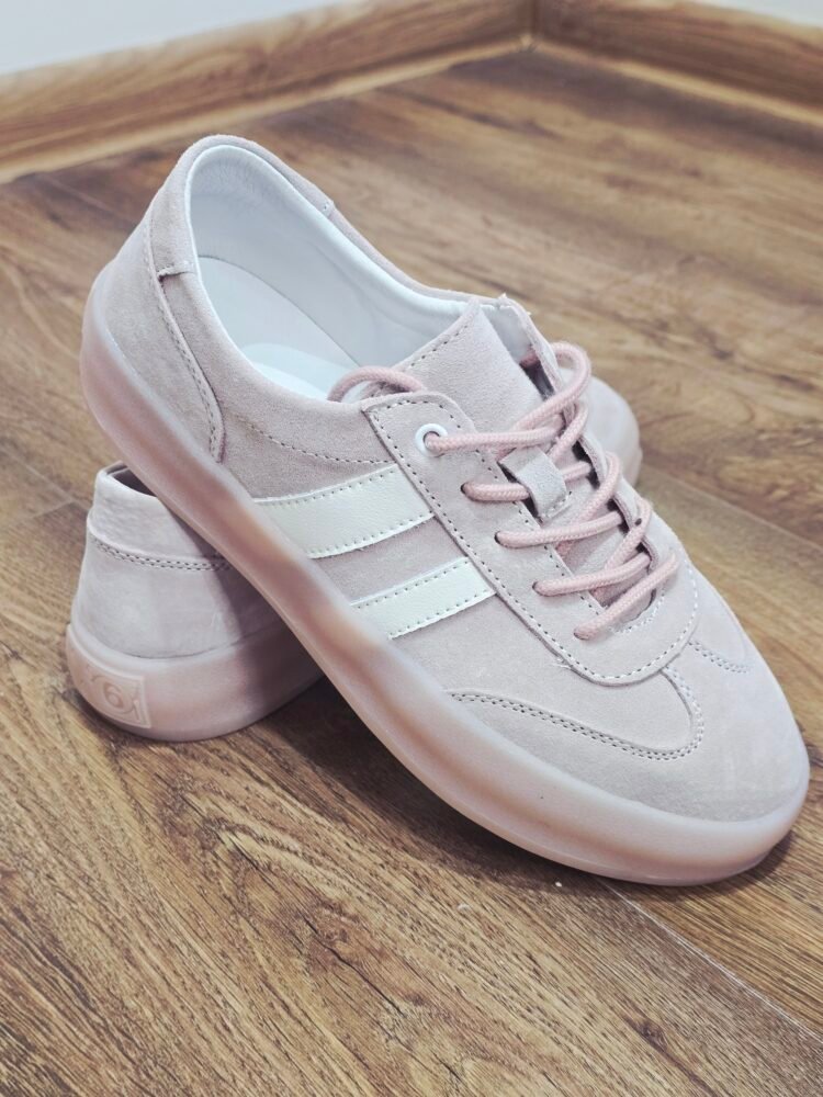 Leather trainers Pink - Image 3