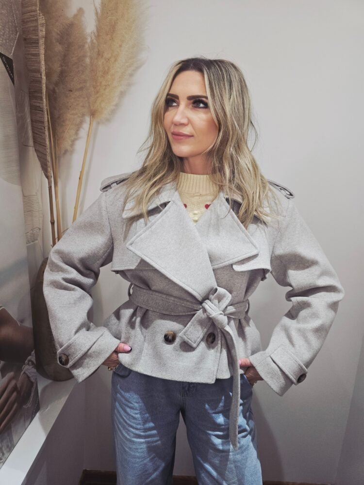 EMO Short Coat Beige