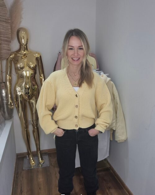 Buttoned Cardigan Vanilla