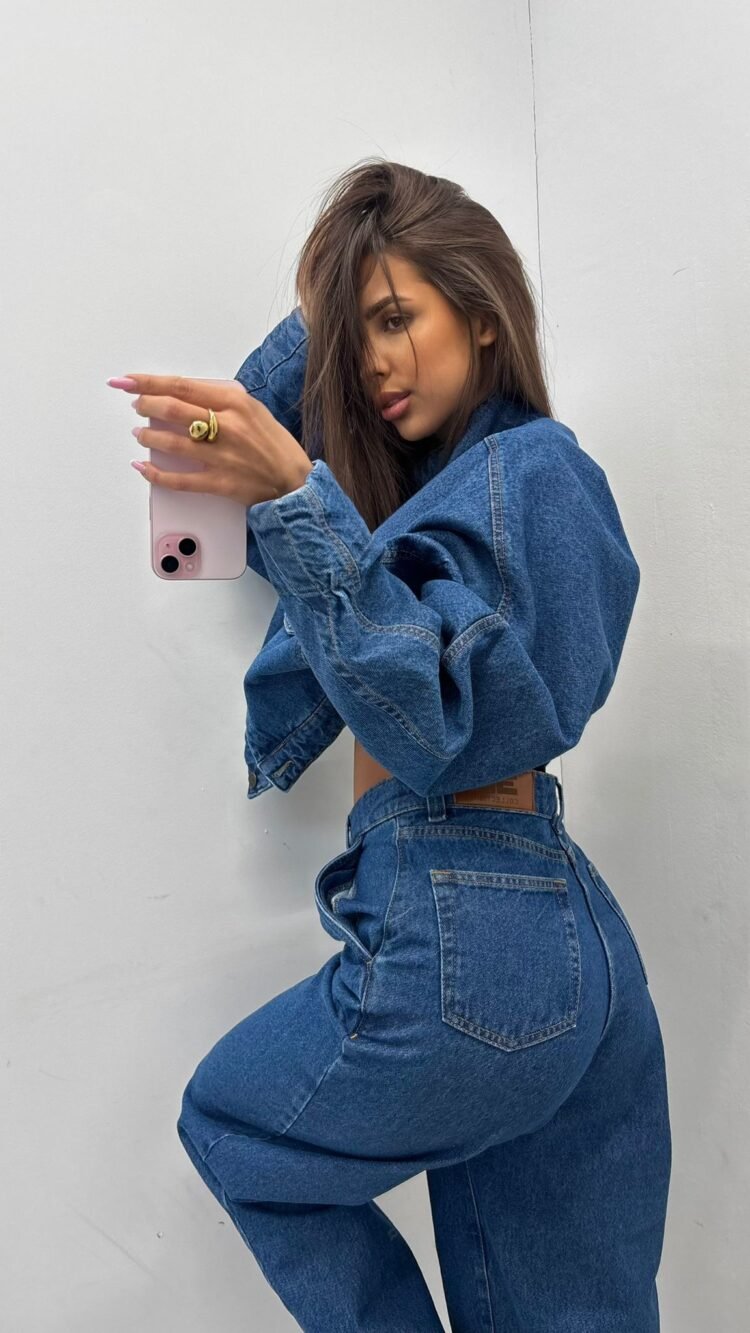 EMO Denim Jacket Blue - Image 4