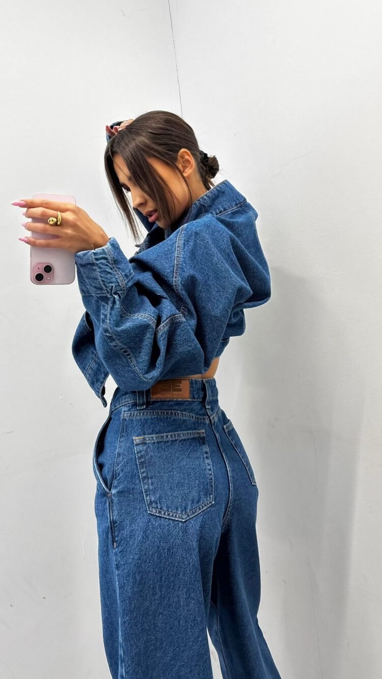 EMO Denim Jacket Blue - Image 3