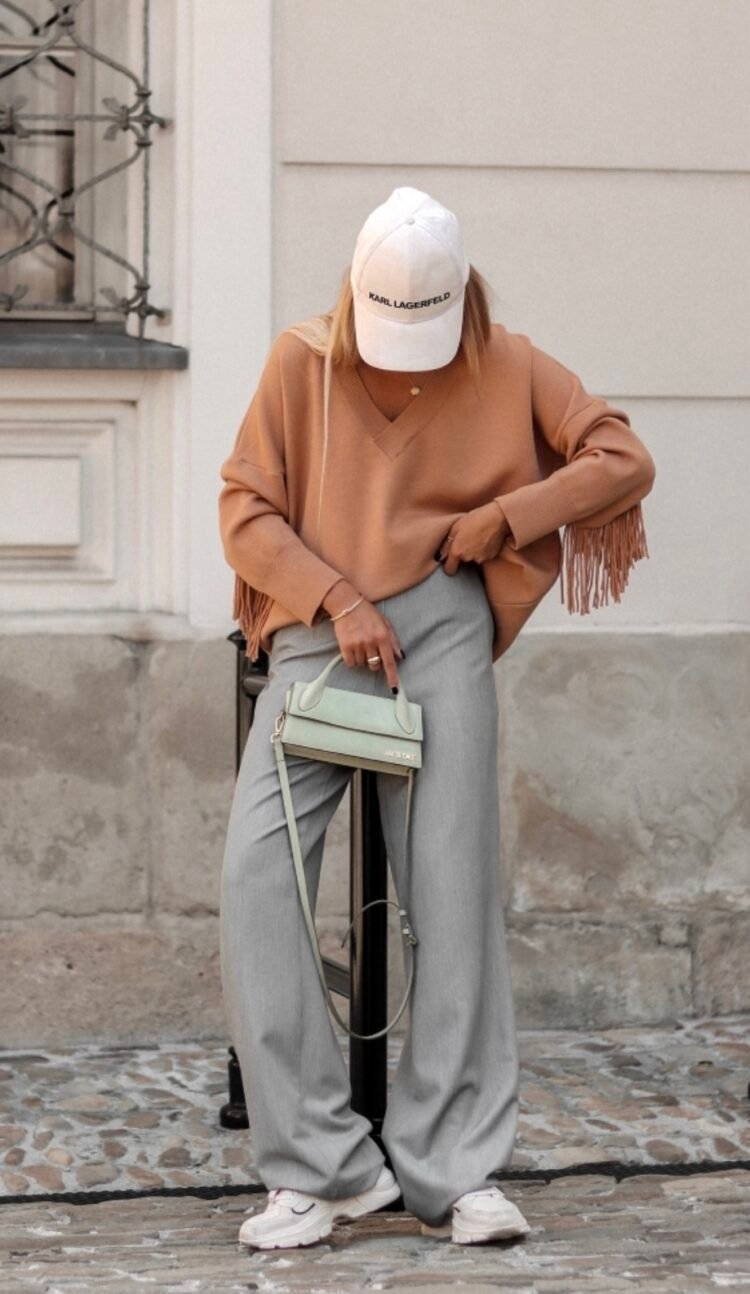 Cocomore Sweater with fringes Beige