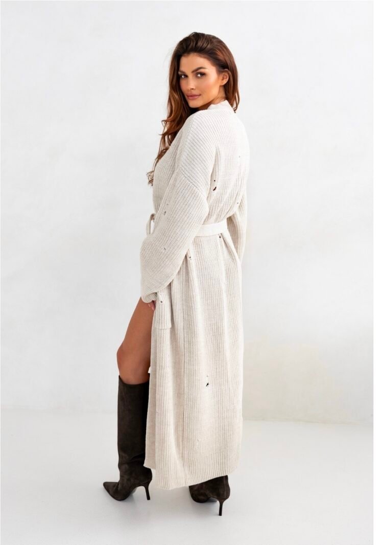 SEMPRE Long Knit Cardigan - Image 5
