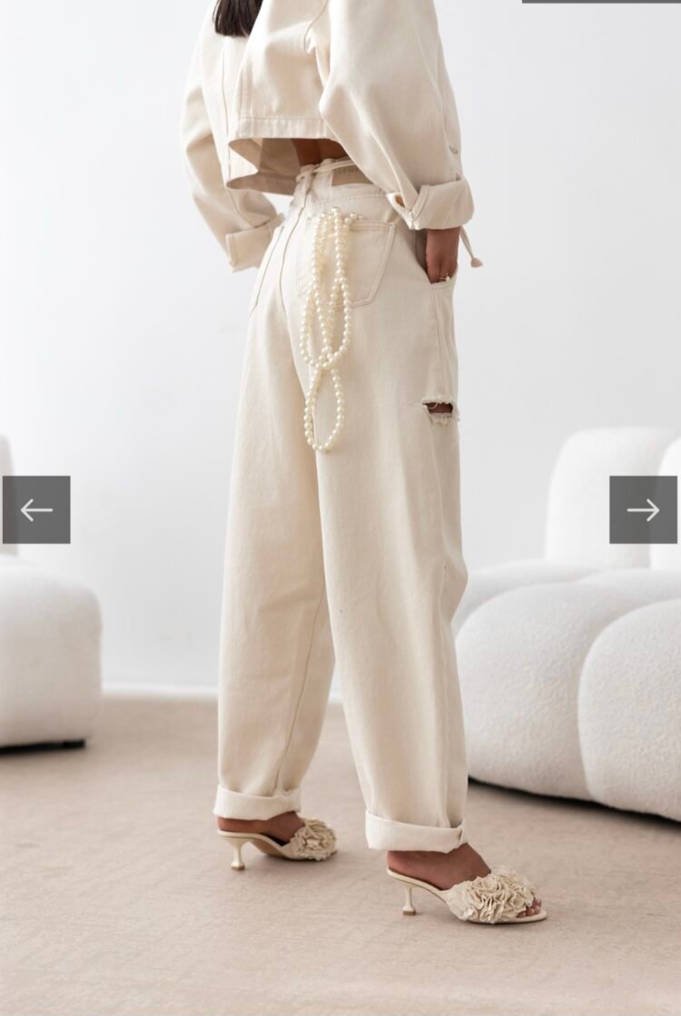 Sempre beige jeans Nicole - Image 3