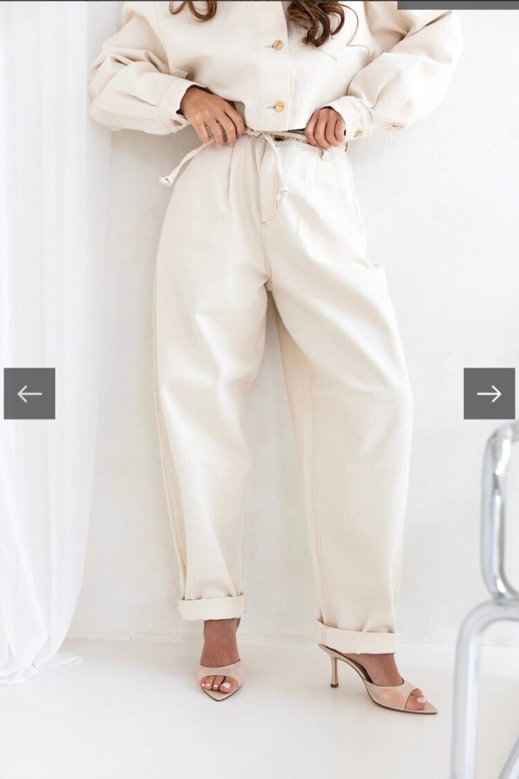 Sempre beige jeans - Image 3