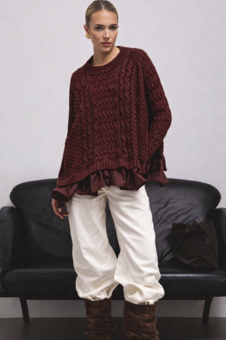Cocomore Sweater Tutula Burgundy
