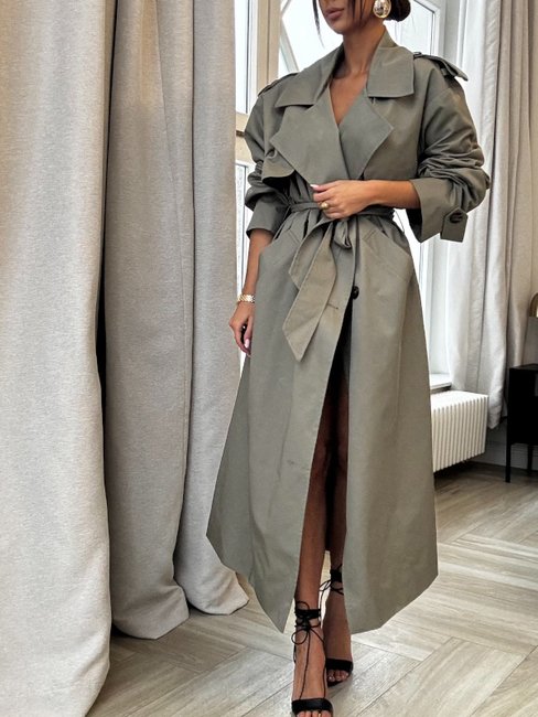 Khaki Trench Coat – Emo