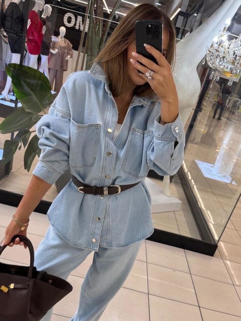 EMO Jeans Shirt Blue