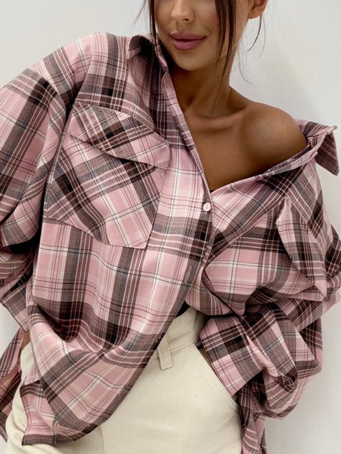 Checked Shirt – Spring Essential navy - Image 4