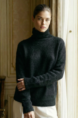 Enzo Turtleneck Sweater black