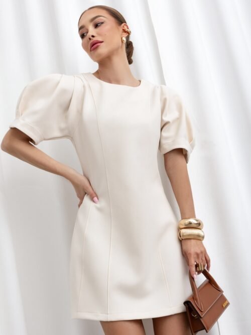 Marceline mini dress beige