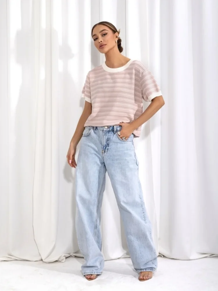 GLOW PINK AND WHITE SWEATER - Image 2