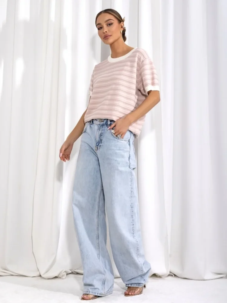 GLOW PINK AND WHITE SWEATER - Image 3