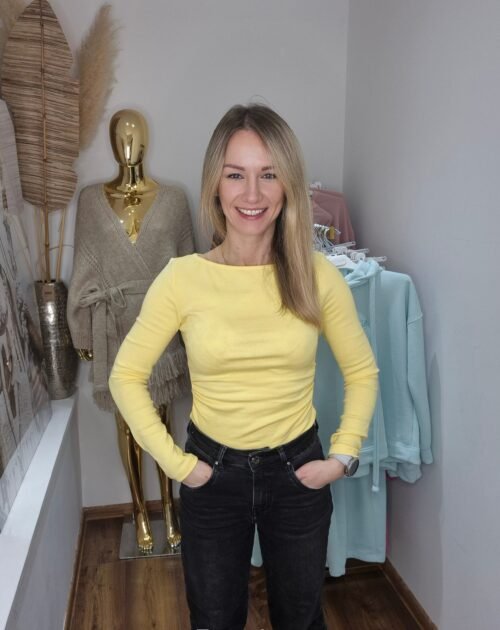 Classic Yellow Long Sleeve Top