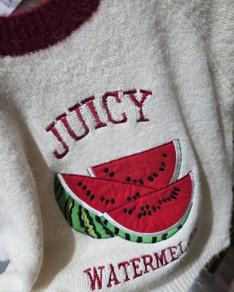 Soft Lightweight Sweater Juicy Watermelon - Image 3