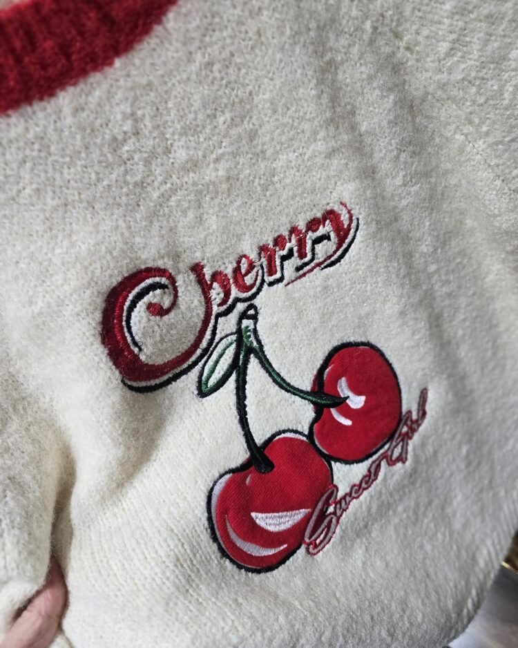 Soft Lightweight Sweater Cherry - Image 4