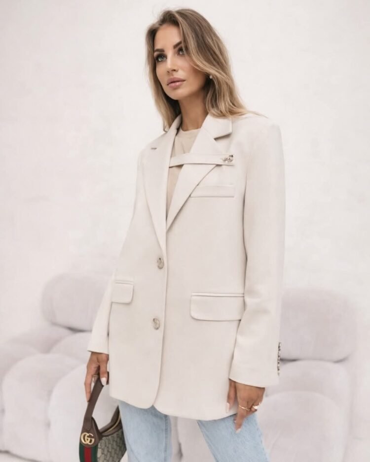 Sempre Blazer Light Beige - Image 2