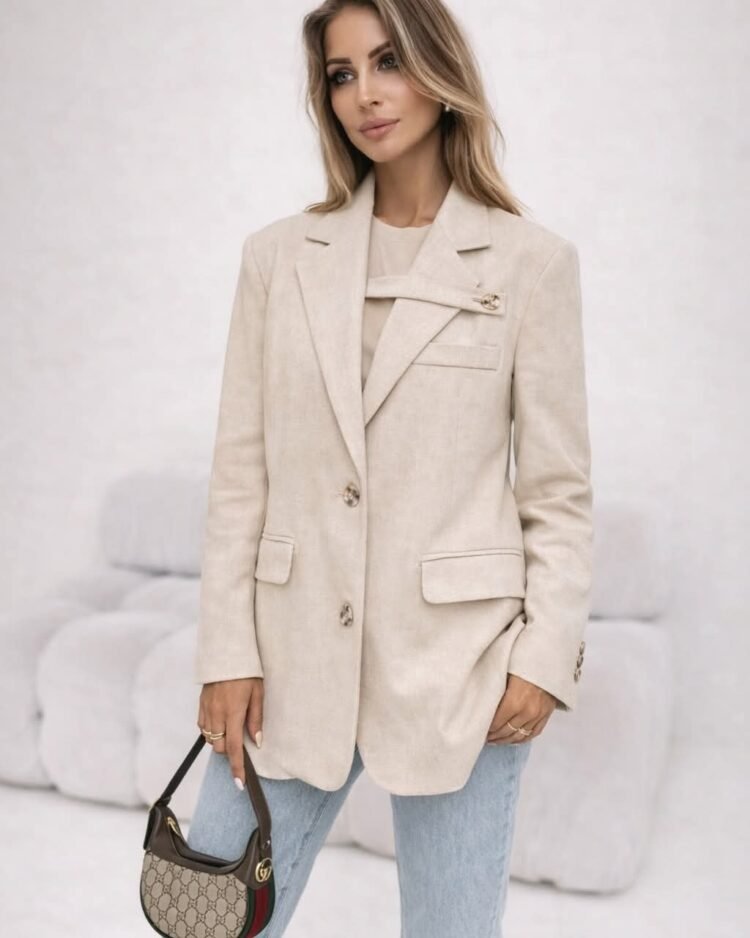 Sempre Blazer Light Beige