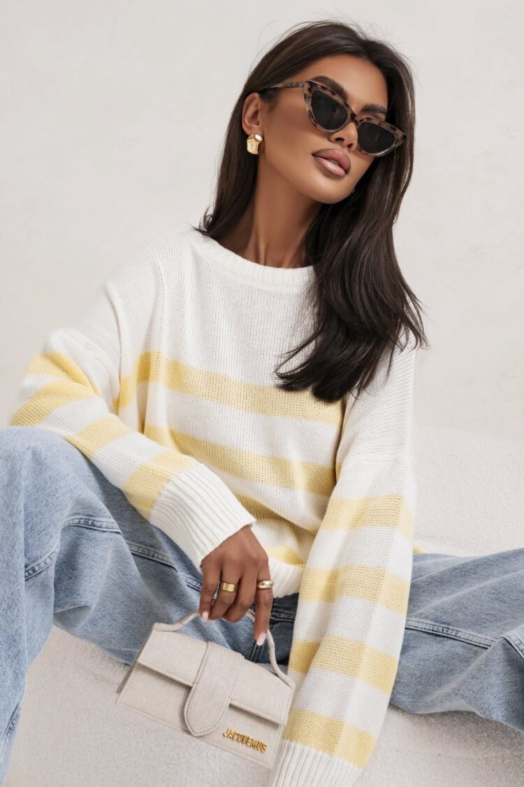 Sweater Dallas Blue Ecru - Image 3